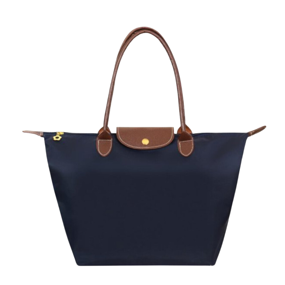 NOUVEAU RICHE Damen Umhängetasche Schwarz Größe M Leder Elegantes Design Hochwertige Luxustasche für Stilbewusste Frauen Marineblau