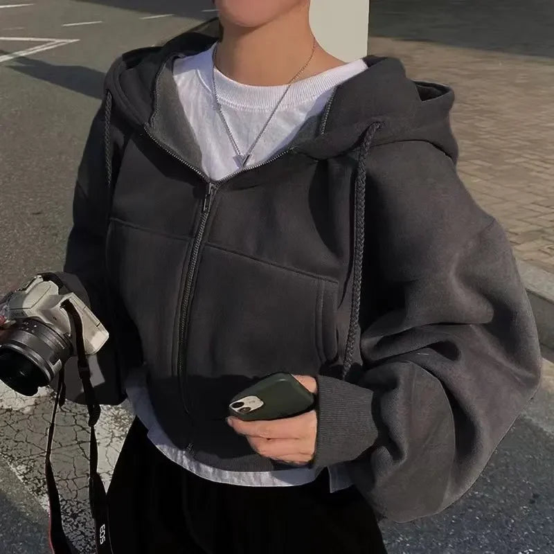 Damen Winter Sweatshirt | Mit Kapuze 2