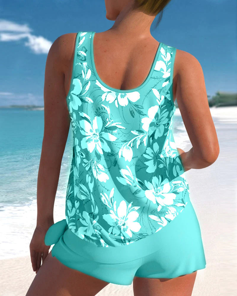 NOUVEAU RICHE Nara | Damen Tankini – Exklusives Zweiteiler-Set, Sommerliche Passform & Zeitlose Eleganz