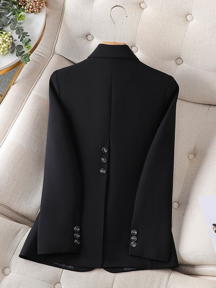 NOUVEAU RICHE Damenblazer Tailored Fit Einreihig Elegante Büro Und Abendgarderobe Für Professionelle Anlässe