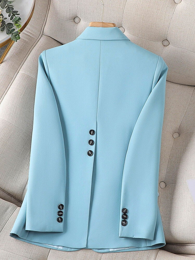 NOUVEAU RICHE Damenblazer Tailored Fit Einreihig Elegante Büro Und Abendgarderobe Für Professionelle Anlässe