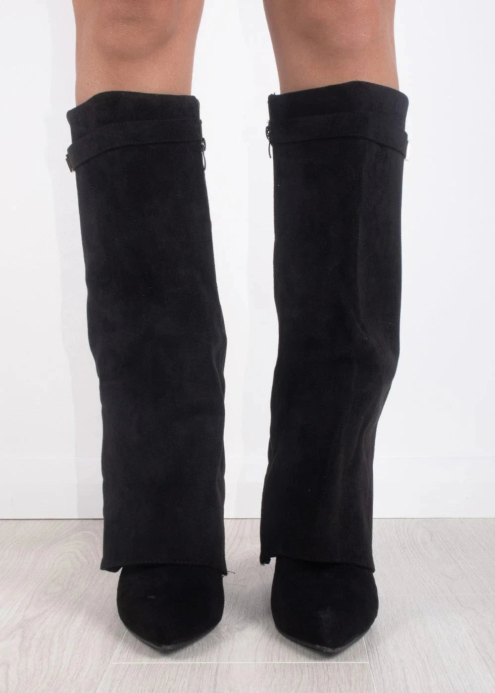 NOUVEAU RICHE Damenstiefeletten Blockabsatz Plateausohle Reißverschluss