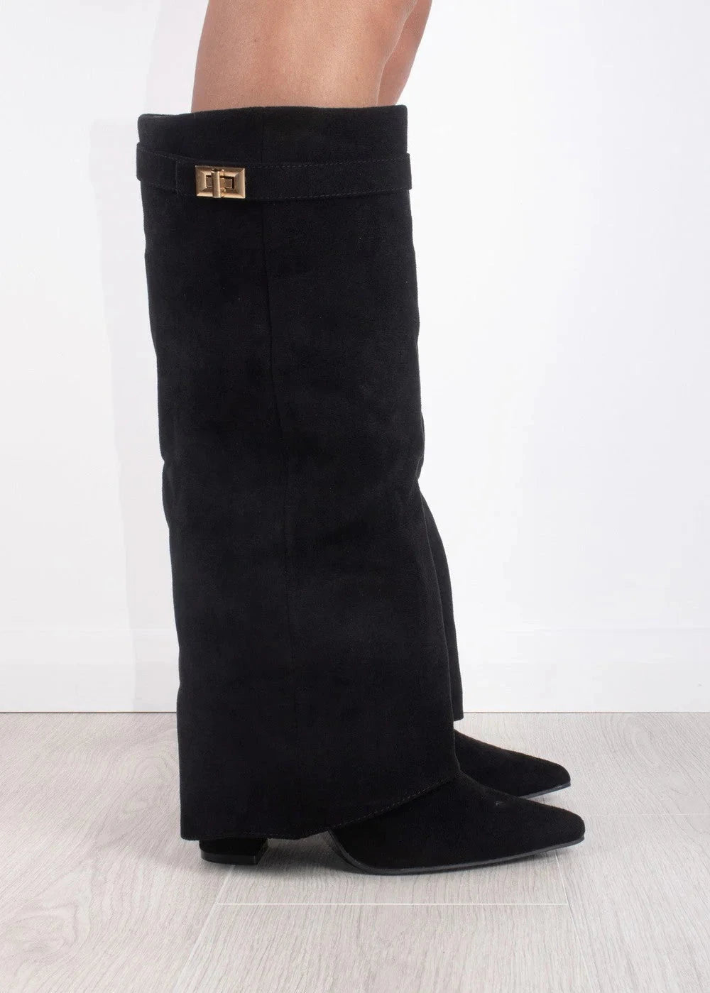 NOUVEAU RICHE Damenstiefeletten Blockabsatz Plateausohle Reißverschluss