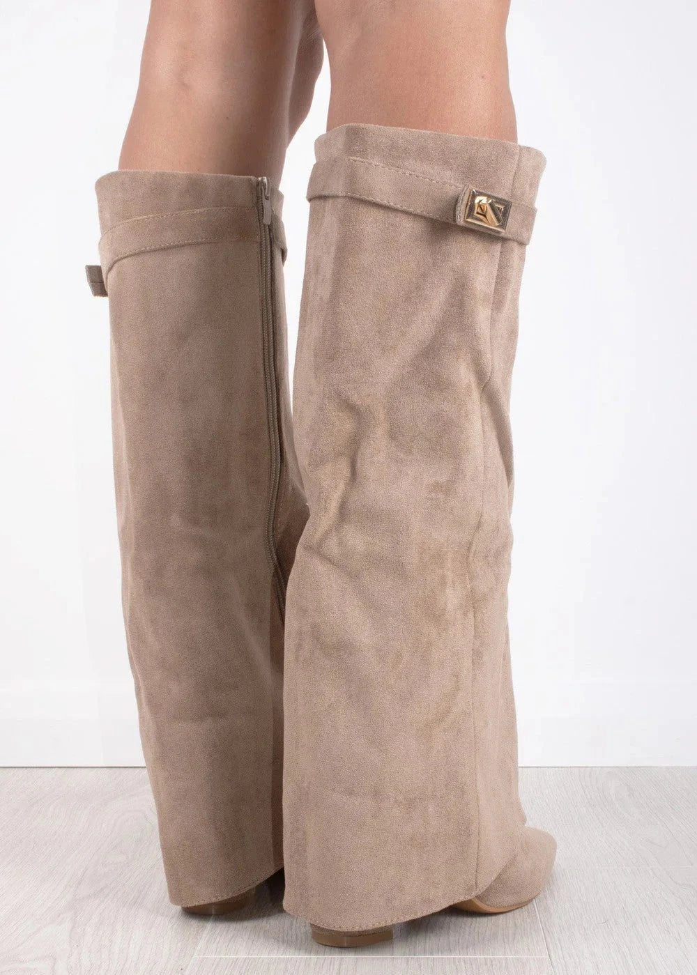 NOUVEAU RICHE Damenstiefeletten Blockabsatz Plateausohle Reißverschluss