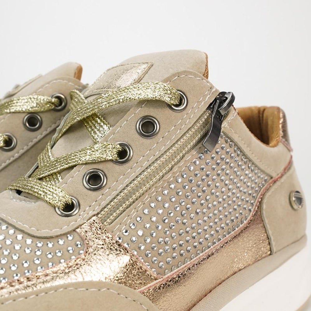 NOUVEAU RICHE Damen-Schnürschuhe – Modernes Design & praktischer Seitenreißverschluss