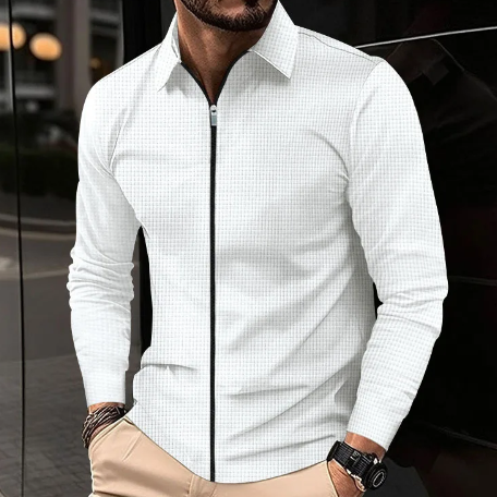 NOUVEAU RICHE Lässiger Reißverschluss Cardigan Für Herren Stilvoll Und Bequem