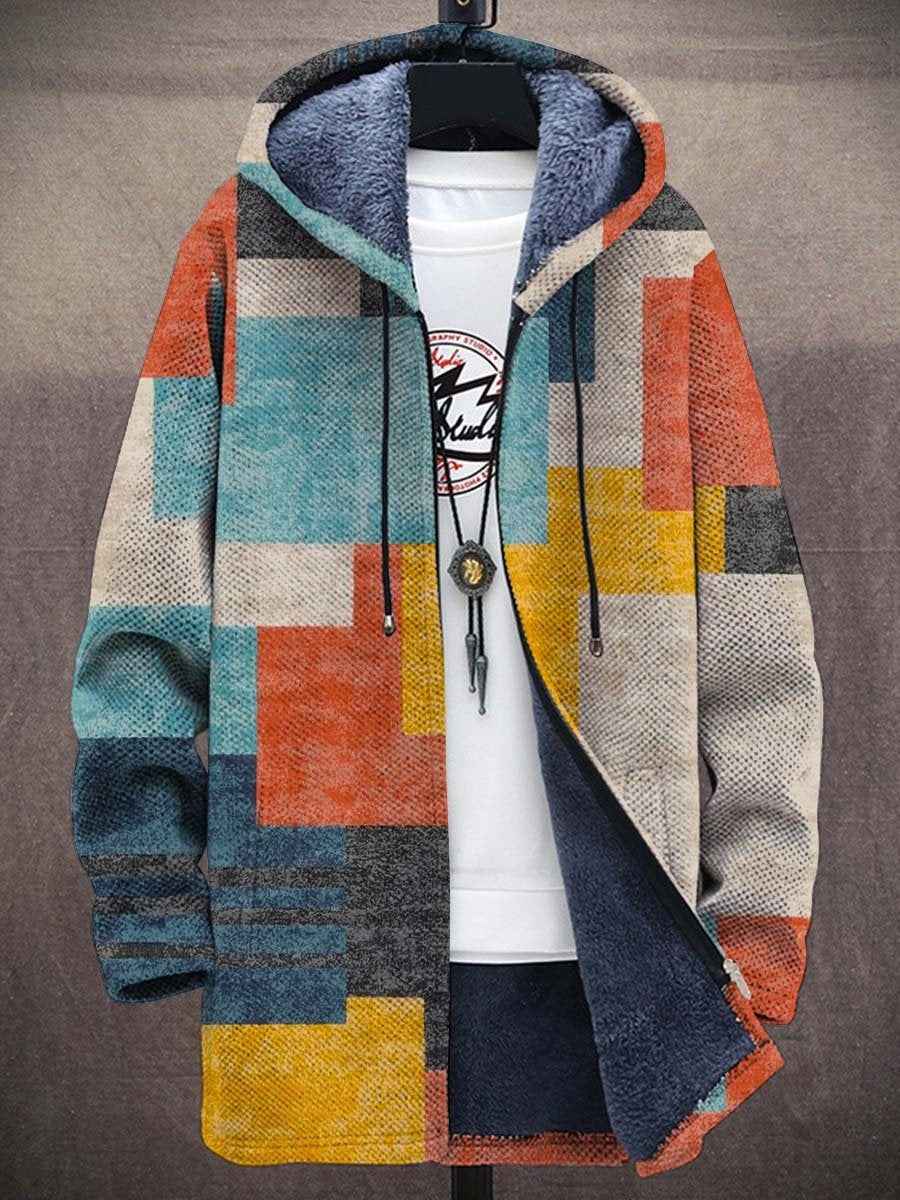 Zahara | Eleganter Kunst-Inspirierter Cardigan für Damen - Luxuriöser Statement Strickcardigan mit Künstlerischem Muster & Weicher Haptik