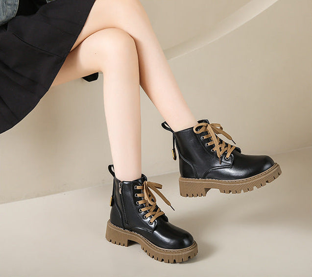 Flōre | Women's Boots | Side Zipper Round Toe