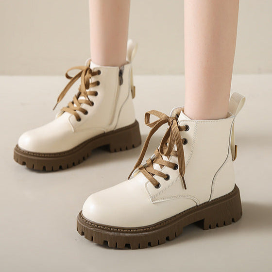 Flōre | Women's Boots | Side Zipper Round Toe