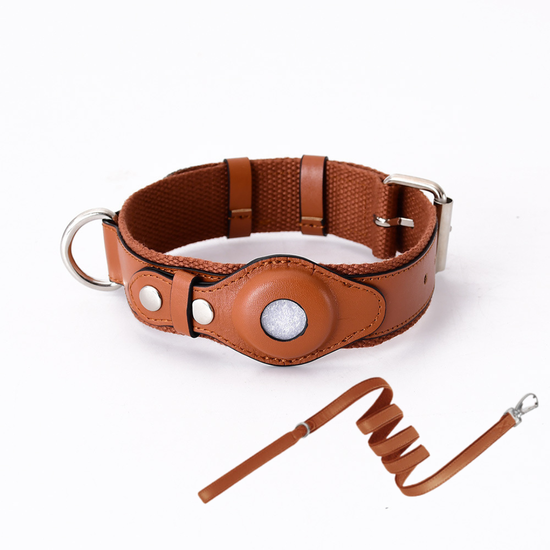 NOUVEAU RICHE GPS-Hundehalsband mit weltweitem Tracking ohne Abonnement – GPS Tracker Hund mit App, 3 Grössen, 5 Farben