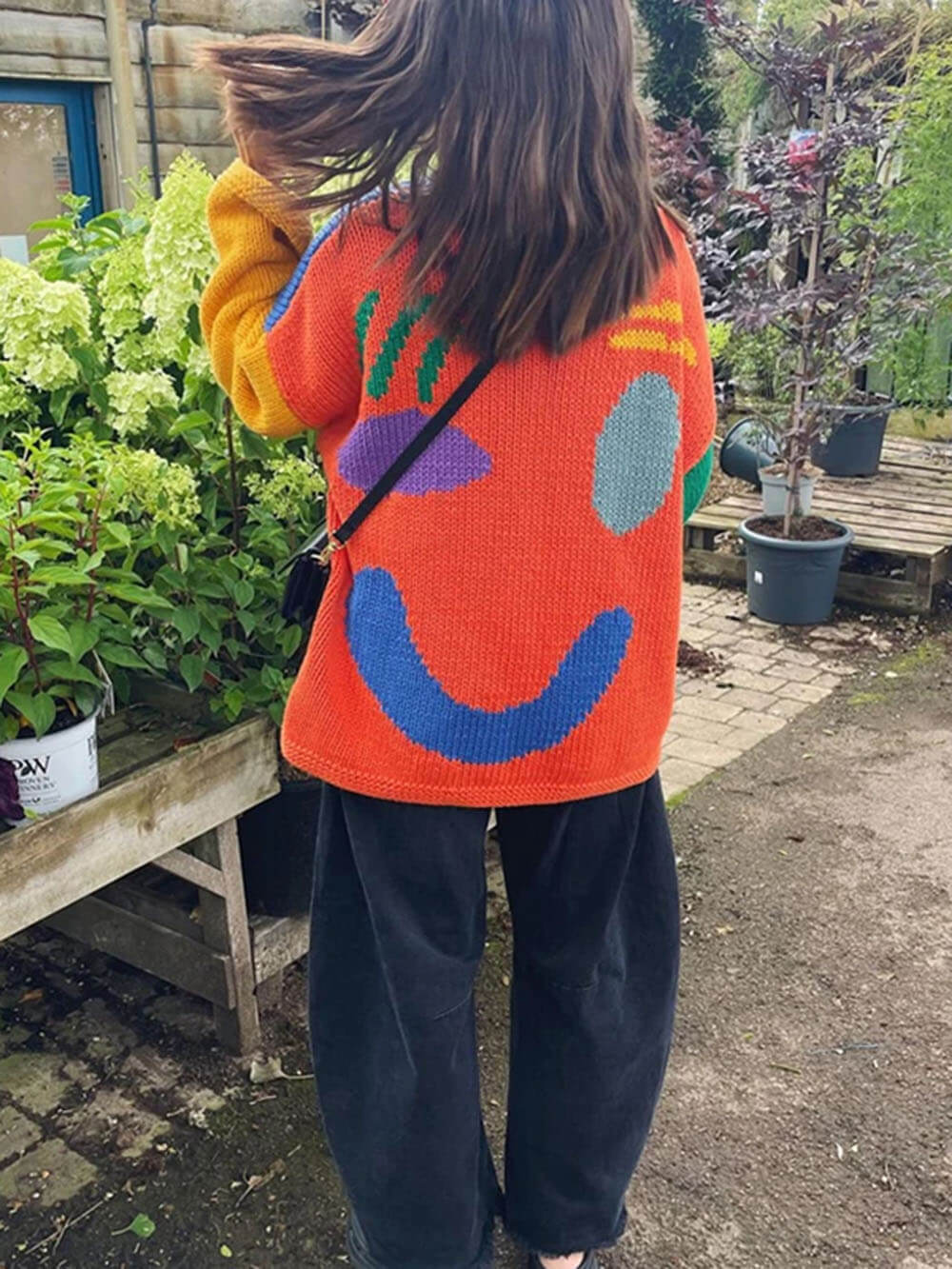 NOUVEAU RICHE Happy Sunday Feel Good Strickpullover für gemütlichen Komfort