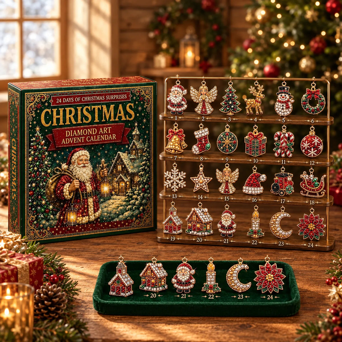 Adventskalender mit Diamond Art