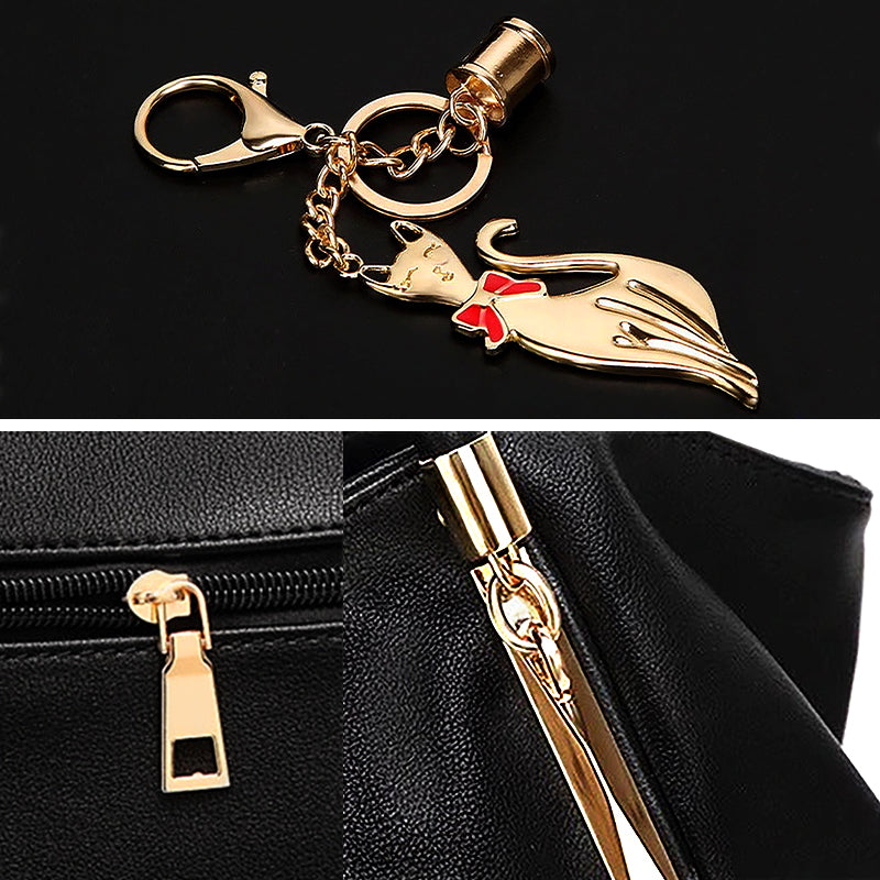 NOUVEAU RICHE Handtasche Aus Hochwertigem Veganem Leder Mit Weichem Innenfutter Und Goldfarbenen Metallelementen