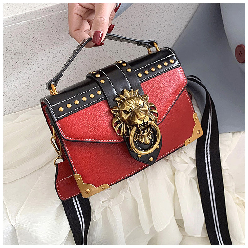 NOUVEAU RICHE Vegan Leder Umhängetasche für Damen mit Weichem Innenfutter und Goldfarbener Hardware Stilvolle und Funktionale Handtasche für Jeden Anlass
