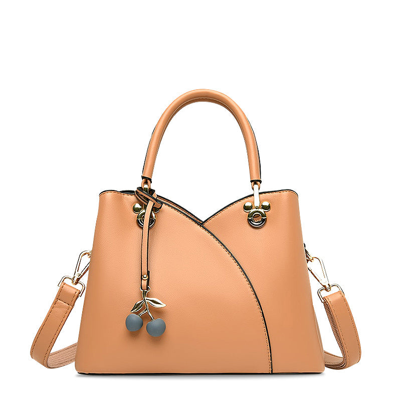 NOUVEAU RICHE Camryn Handtasche Aus Hochwertigem Veganem Leder Mit Goldfarbenen Metallteilen Stylische Und Funktionale Tasche Für Jedes Outfit Gelb