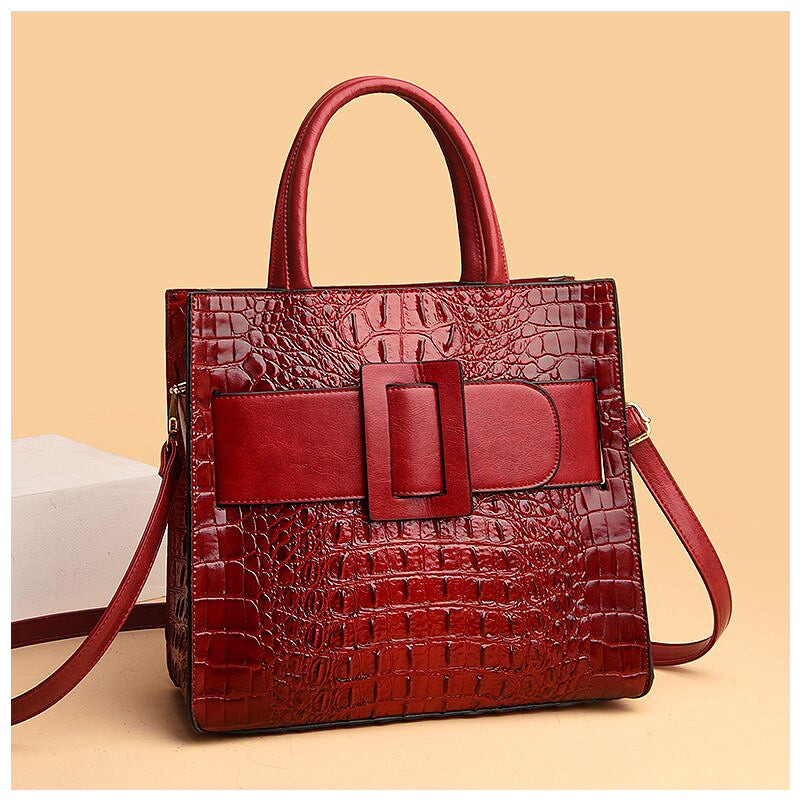 NOUVEAU RICHE Melbourne Handtasche Aus Hochwertigem Veganem Leder Mittelgroße Tragetasche Mit Weichem Innenfutter Ideal Für Stilvolle Outfits