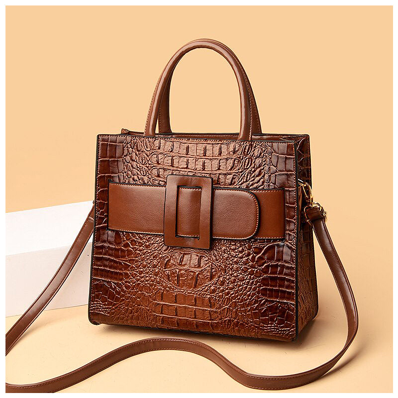NOUVEAU RICHE Melbourne Handtasche Aus Hochwertigem Veganem Leder Mittelgroße Tragetasche Mit Weichem Innenfutter Ideal Für Stilvolle Outfits
