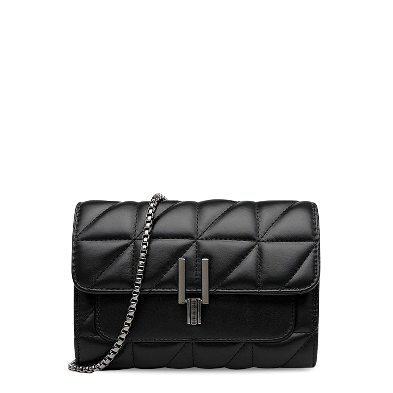 NOUVEAU RICHE Schwarze Crossbody Tasche Aus Hochwertigem Veganem Leder Mit Weichem Innenfutter Stilvolles Und Funktionales Accessoire Schwarz | 2 noch auf Lager