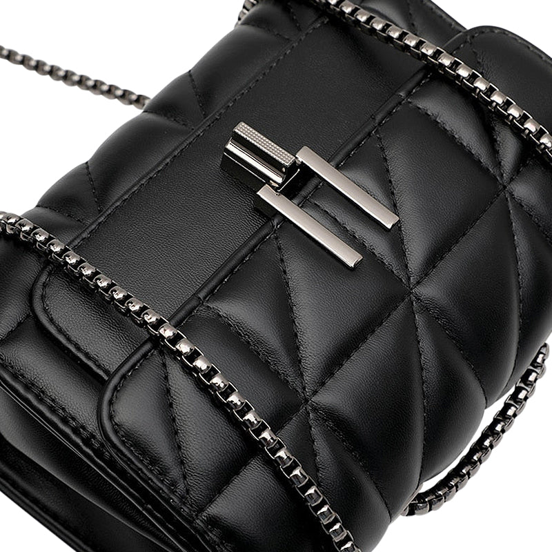 NOUVEAU RICHE Schwarze Crossbody Tasche Aus Hochwertigem Veganem Leder Mit Weichem Innenfutter Stilvolles Und Funktionales Accessoire
