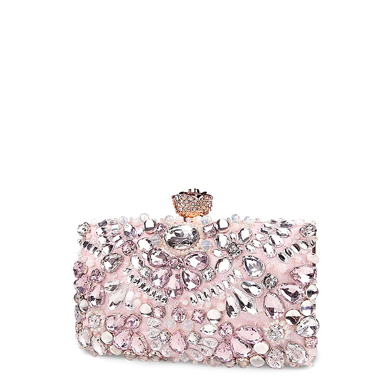 NOUVEAU RICHE Hochwertige Vegane Leder Clutch Mit Weichem Innenfutter Und Goldfarbenen Metallteilen Für Stylische Anlässe 19 cm X 16 cm
