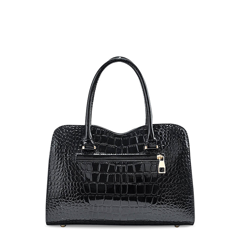 NOUVEAU RICHE Elegante Handtasche Aus Hochwertigem Veganem Leder Mit Weichem Innenfutter Und Goldfarbenen Metallen