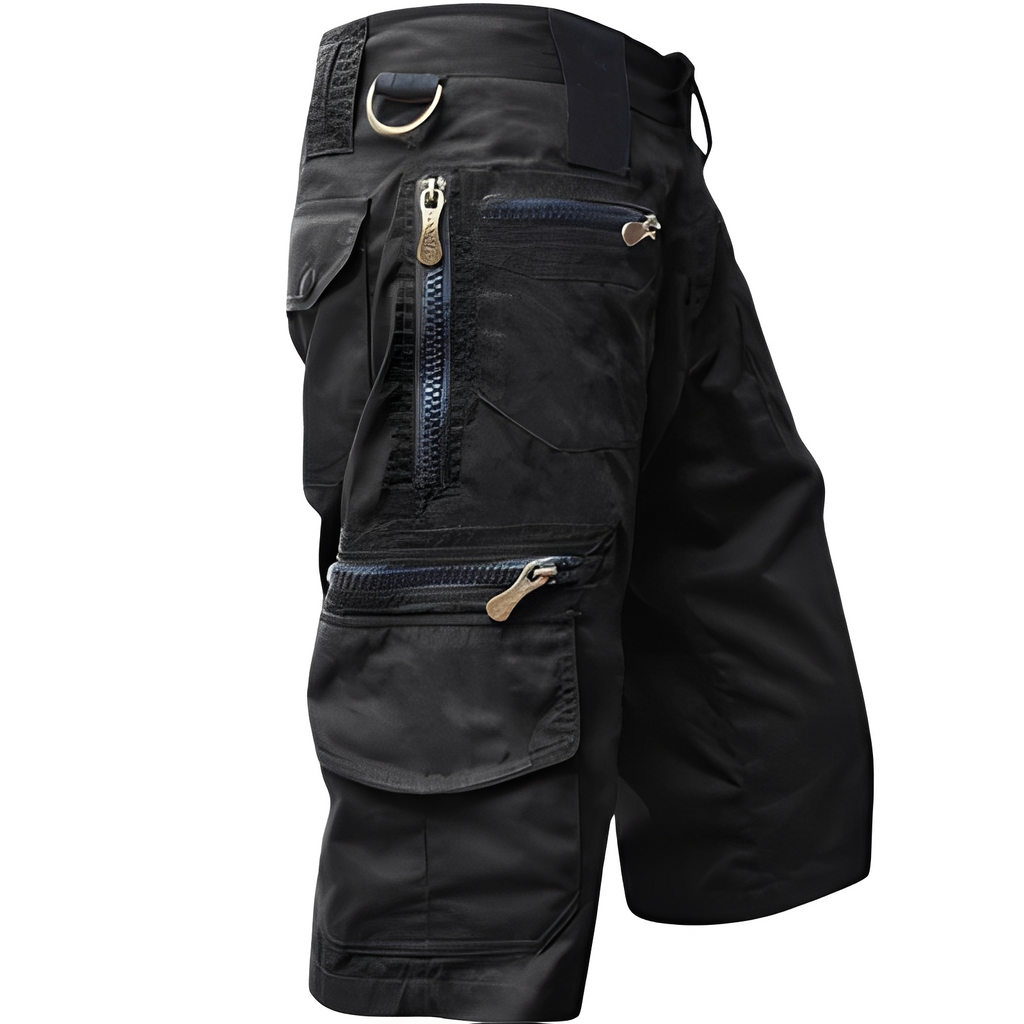 NOUVEAU RICHE Ranches | Herren-Sommerhose – Atmungsaktives Material, maximaler Komfort & moderne Lässigkeit Schwarz