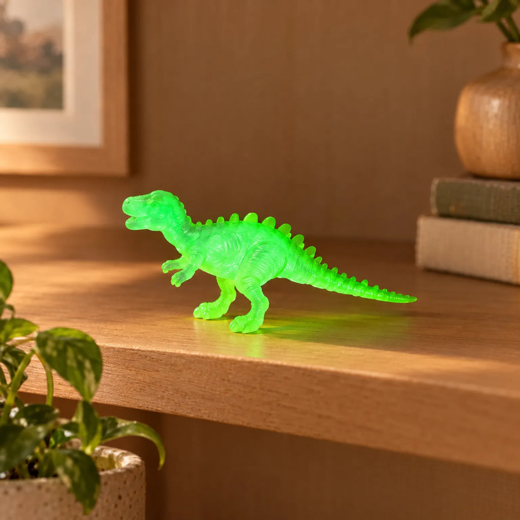 Adventní kalendář s dinosaury pro děti – 24 svítících minifigurek dinosaurů, svítí ve tmě, vánoční kalendář bez sladkostí