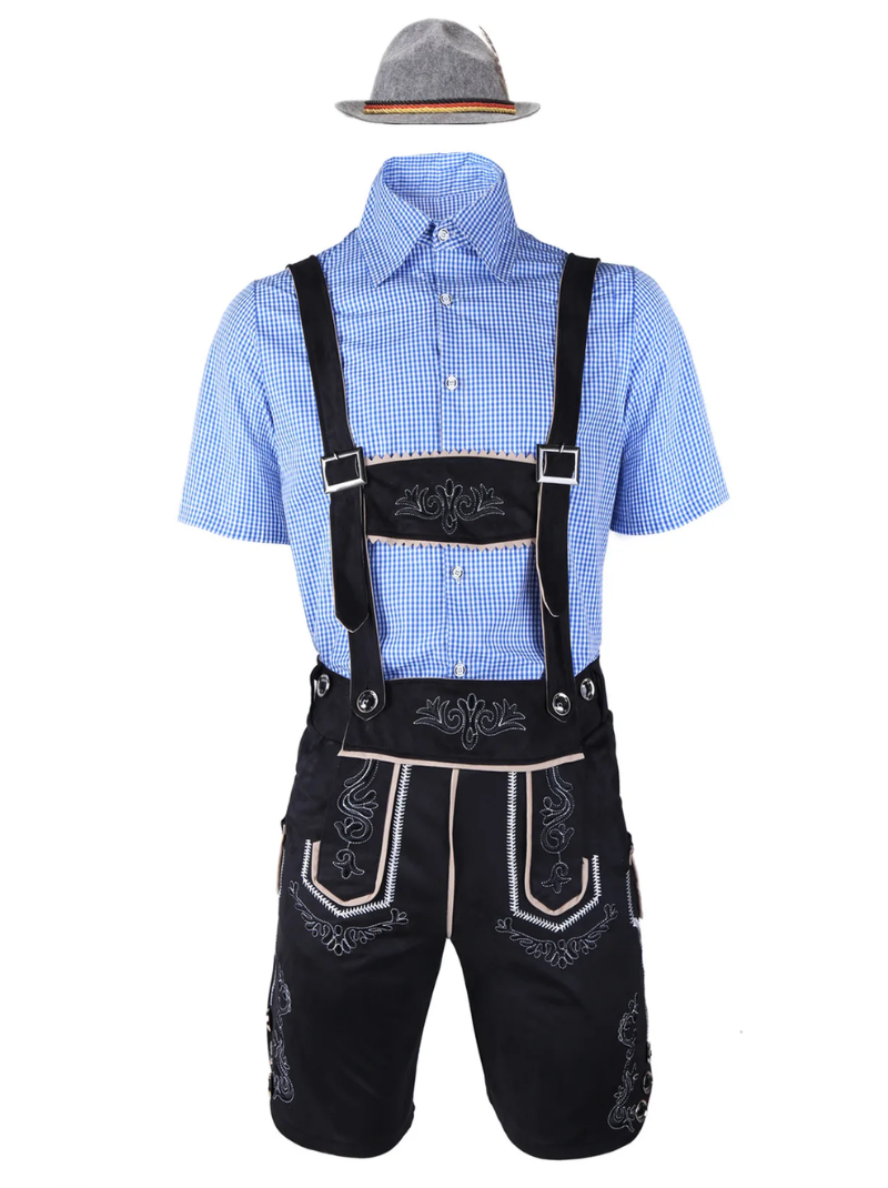 Herren Oktoberfest Lederhosen-Kostüm
