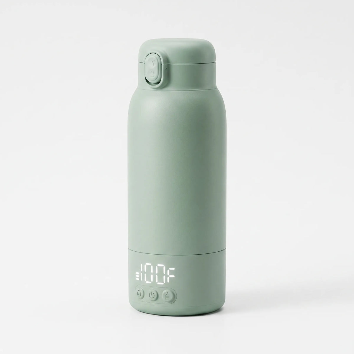 NOUVEAU RICHE Tragbarer selbstheizender Reisebecher 500 ml – Thermobecher mit Akku & Digitalanzeige, Edelstahl – für Kaffee, Tee & Milch unterwegs