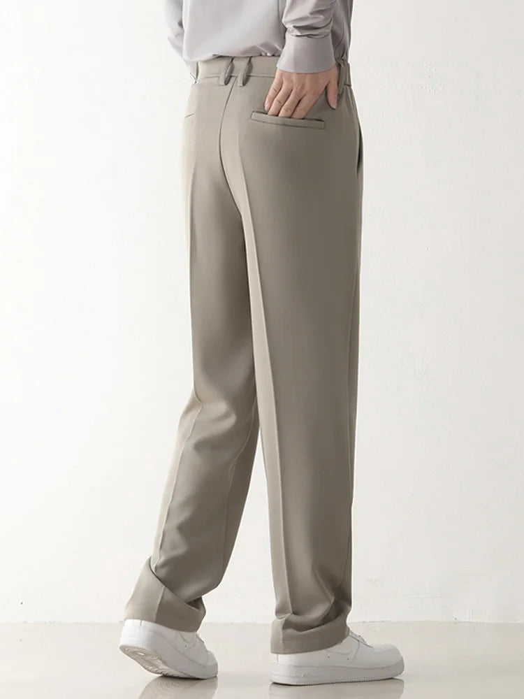 NOUVEAU RICHE Drapierte Formelle Herrenhose Mit Maßgeschneiderter Passform