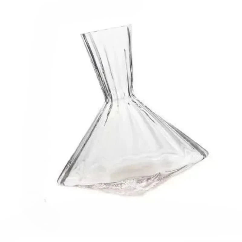 NOUVEAU RICHE Drehbarer Glasdekanter Aus Kristallglas 1 Liter 360°-Drehfunktion