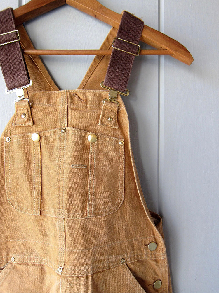 NOUVEAU RICHE Vintage Duck Latzhose Aus Strapazierfähigem Canvas Für Herren Mit Verstellbaren Trägern Und Praktischen Taschen