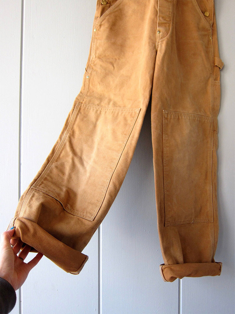 NOUVEAU RICHE Vintage Duck Latzhose Aus Strapazierfähigem Canvas Für Herren Mit Verstellbaren Trägern Und Praktischen Taschen