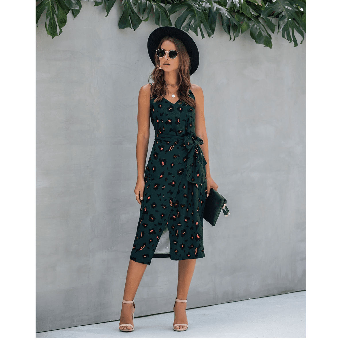 NOUVEAU RICHE Dunkles Langes Bohème Kleid Für Romantisches Abendessen
