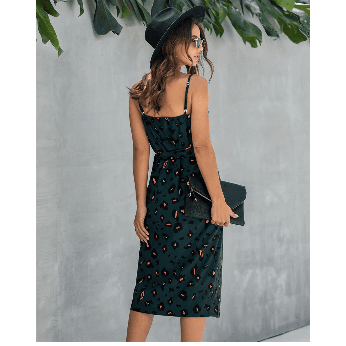 NOUVEAU RICHE Dunkles Langes Bohème Kleid Für Romantisches Abendessen