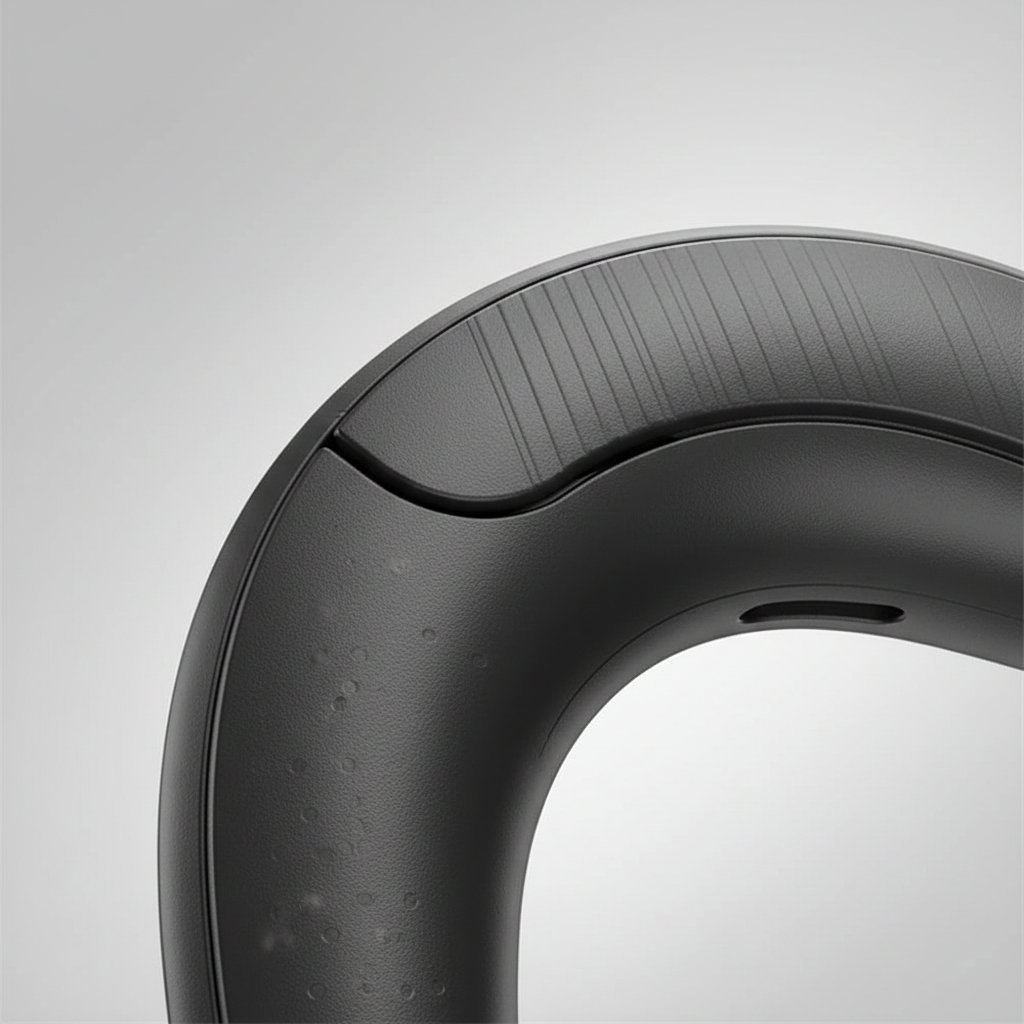 NOUVEAU RICHE Klang durch Knochenschall – Open-Ear Knochenschall Kopfhörer für Laufen & Velo, kabelloses Sport Headset – Boneacoustic