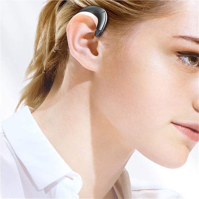 NOUVEAU RICHE Klang durch Knochenschall – Open-Ear Knochenschall Kopfhörer für Laufen & Velo, kabelloses Sport Headset – Boneacoustic