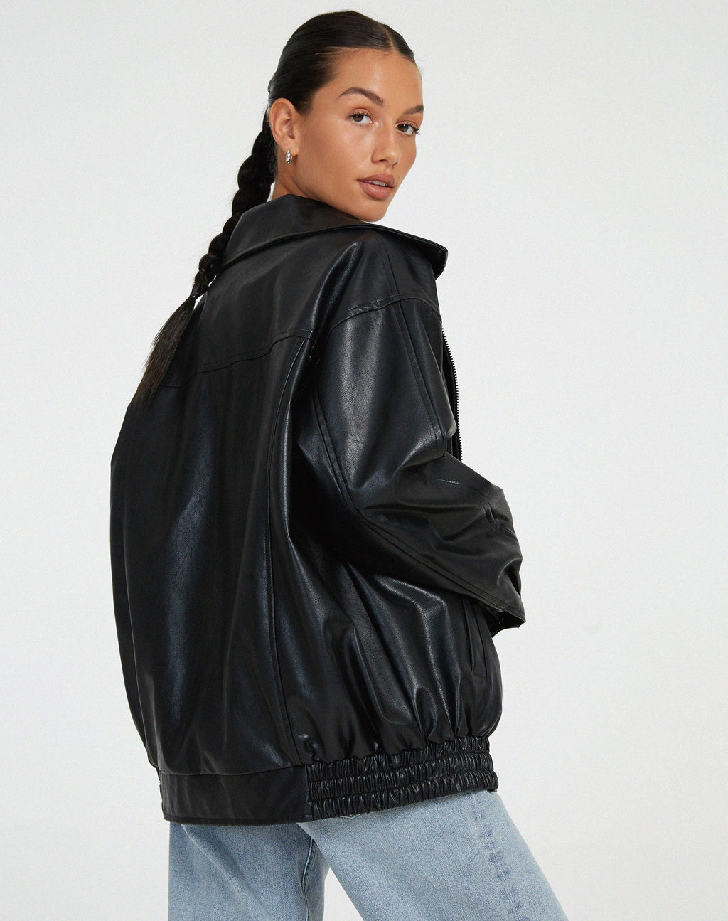 NOUVEAU RICHE Damen Oversized Jacke Elegante Vielseitiger Begleiter
