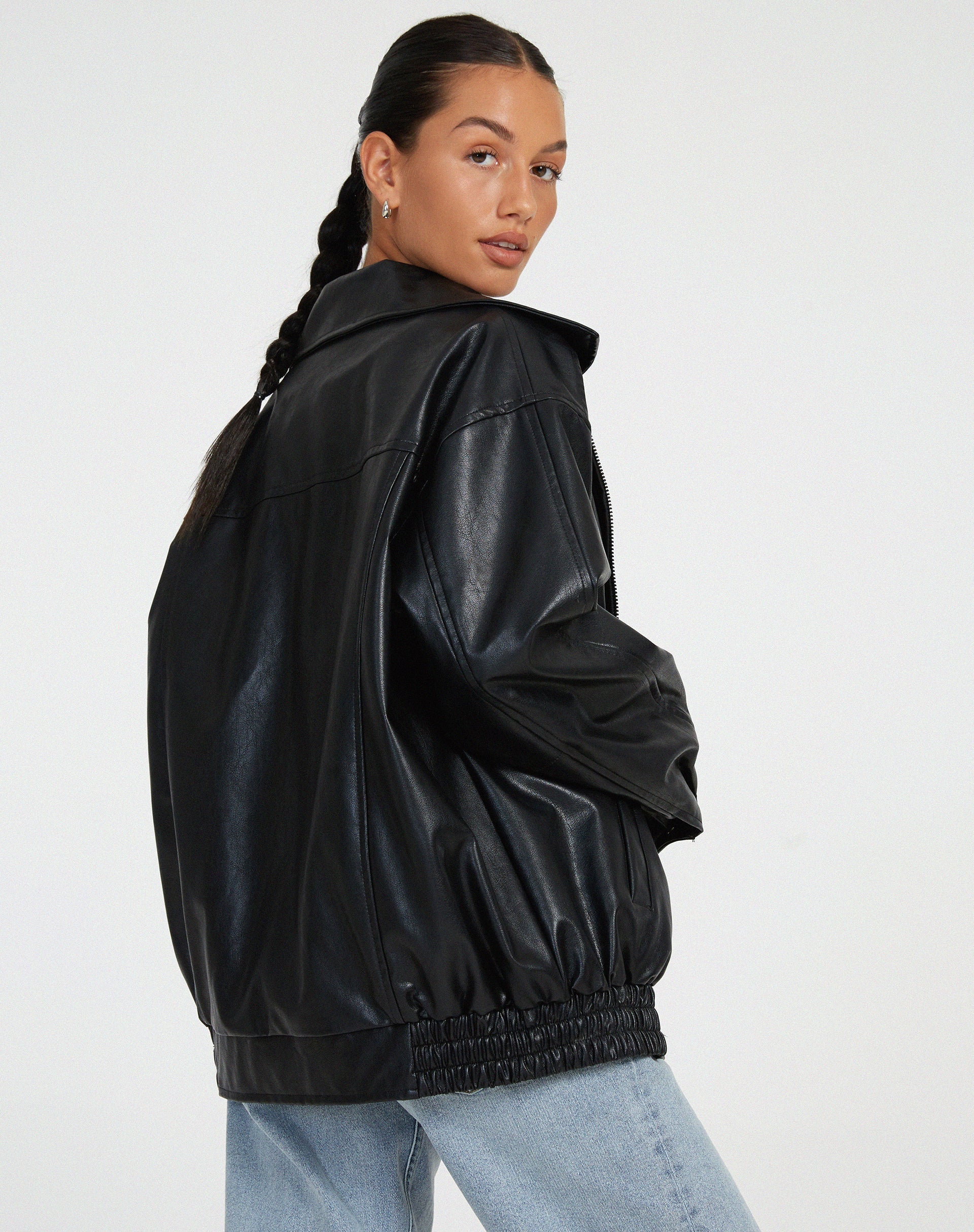 NOUVEAU RICHE Damen Oversized Jacke Elegante Vielseitiger Begleiter