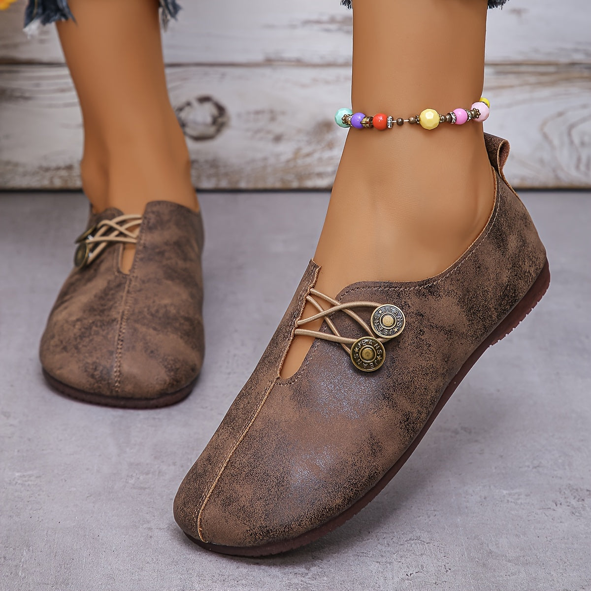 NOUVEAU RICHE Loafer Damen Wildleder Handgefertigt Bequeme Passform