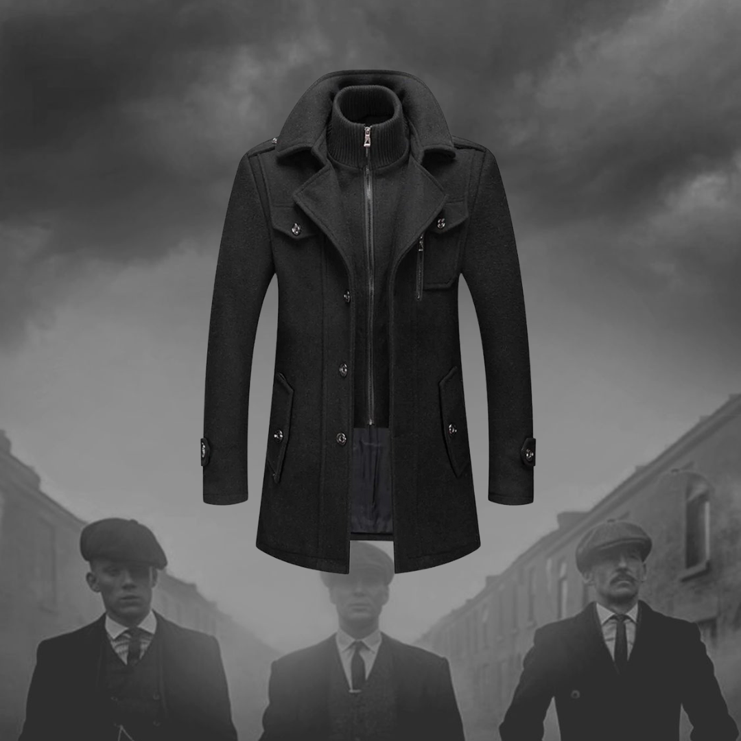 NOUVEAU RICHE Elegante Zweiteilige Herrenjacke Mit Wolle Für Business