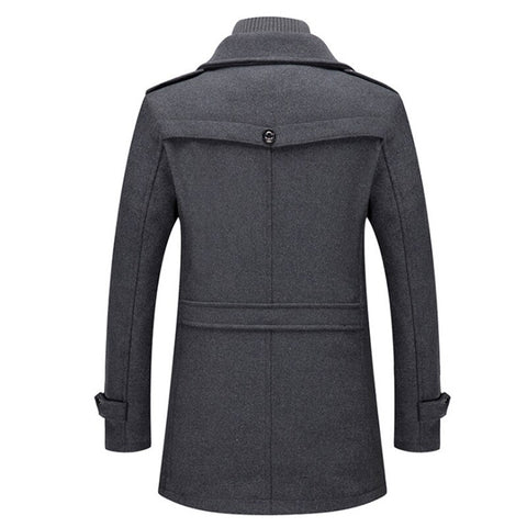 NOUVEAU RICHE Elegante Zweiteilige Herrenjacke Mit Wolle Für Business