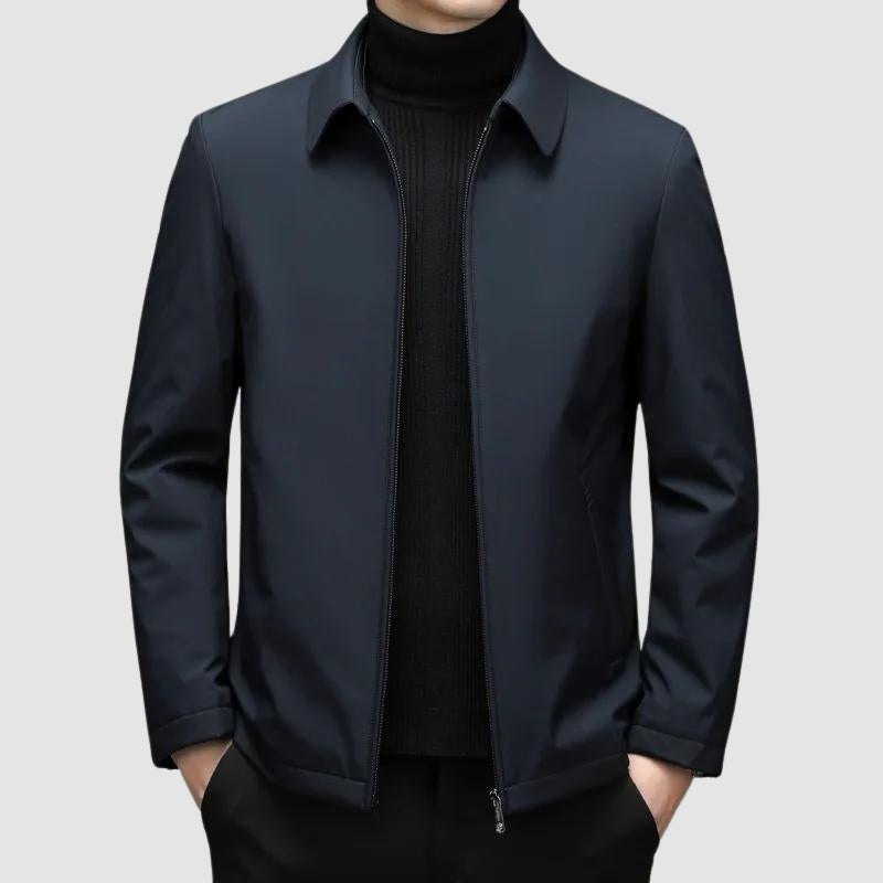 NOUVEAU RICHE Elegante Herren Daunen Freizeitjacke Dunkelblau