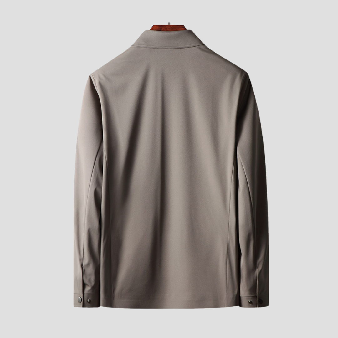 NOUVEAU RICHE Leichtjacke Glatter Stoff Leichte Haptik Gerader Schnitt