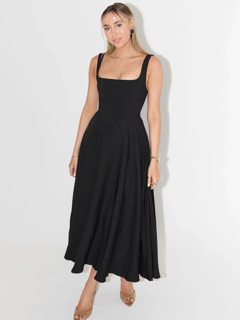 NOUVEAU RICHE Elegantes A Linien Kleid Für Stilvolle Sommer Anlässe
