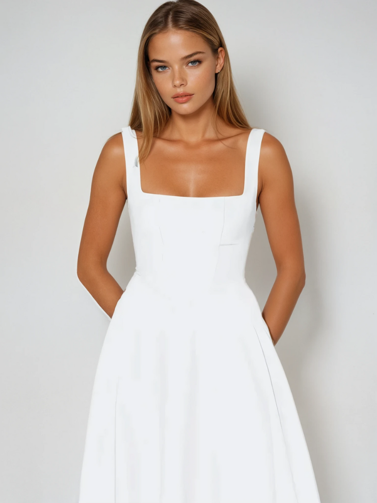 NOUVEAU RICHE Elegantes A Linien Kleid Für Stilvolle Sommer Anlässe
