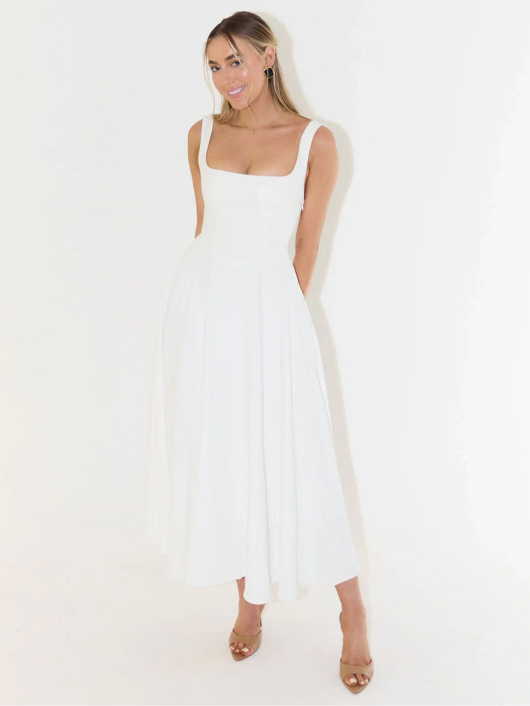 NOUVEAU RICHE Elegantes A Linien Kleid Für Stilvolle Sommer Anlässe