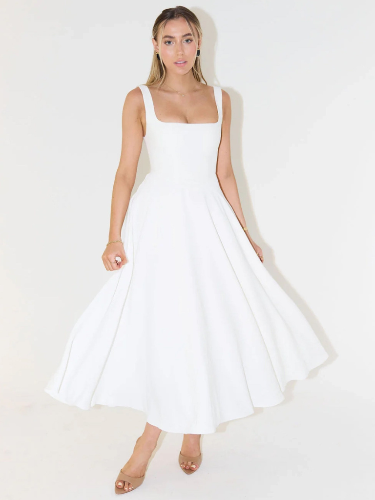 NOUVEAU RICHE Elegantes A Linien Kleid Für Stilvolle Sommer Anlässe