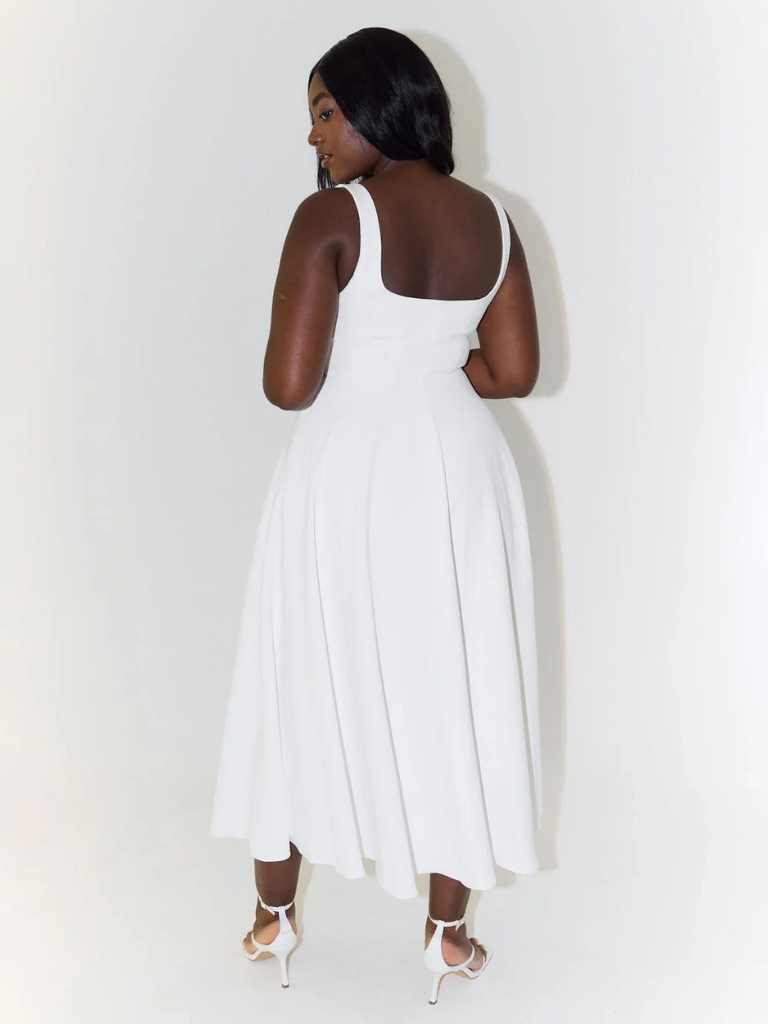 NOUVEAU RICHE Elegantes A Linien Kleid Für Stilvolle Sommer Anlässe