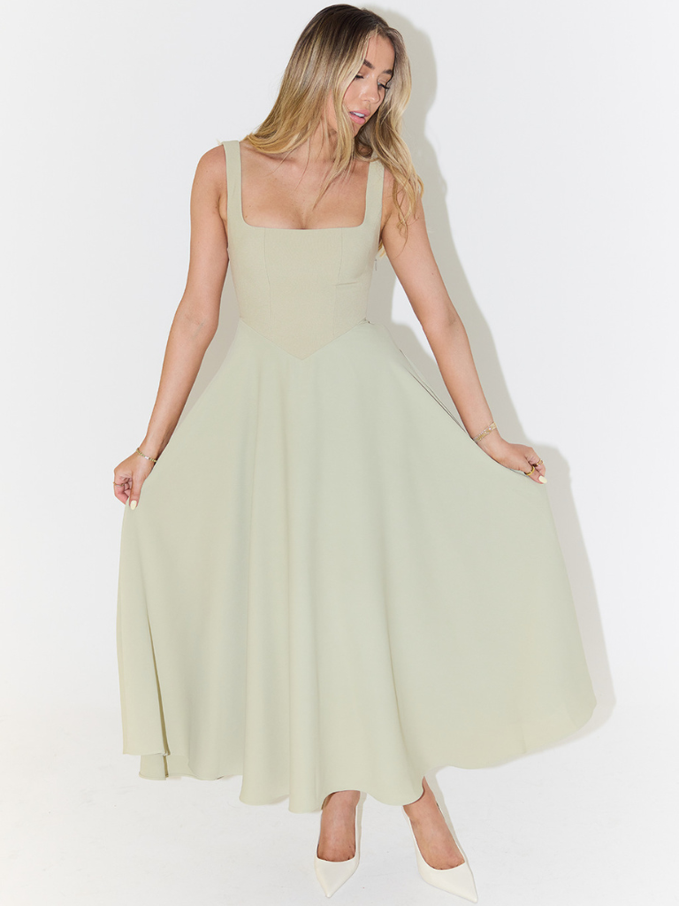 NOUVEAU RICHE Elegantes A Linien Kleid Für Stilvolle Sommer Anlässe